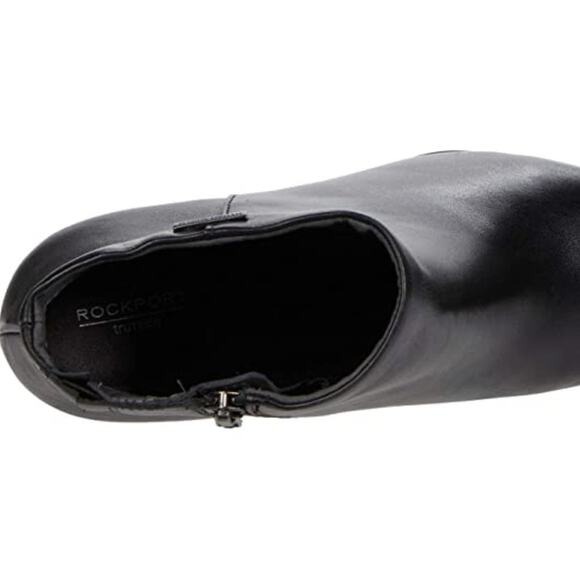 Rockport Black Camdyn Pointed-Toe Block Heel Booties - Picture 9 of 13